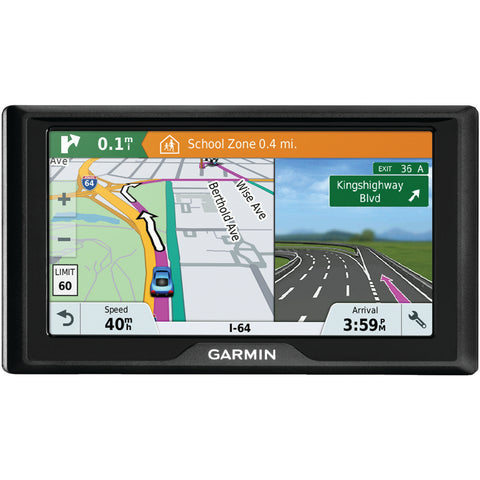Garmin Refurbished Drive 61 Lm 6" Gps Navigator With Lifetime Maps Of The Lower 49 States & Driver Alerts