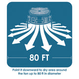 Xpower X-34tr Professional Axial Fan With Timer