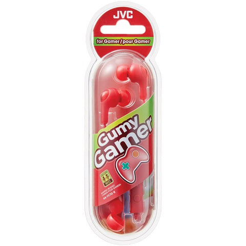 Jvc Gumy Gamer Earbuds With Microphone (red)