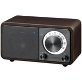 Sangean Wr-7 Series Mini Wood-cabinet Bluetooth Speaker With Fm Tuner (dark Cherry)