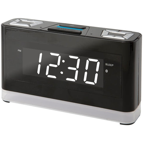 Ilive Platinum Bluetooth Voice-activated Clock With Amazon Alexa Compatibility