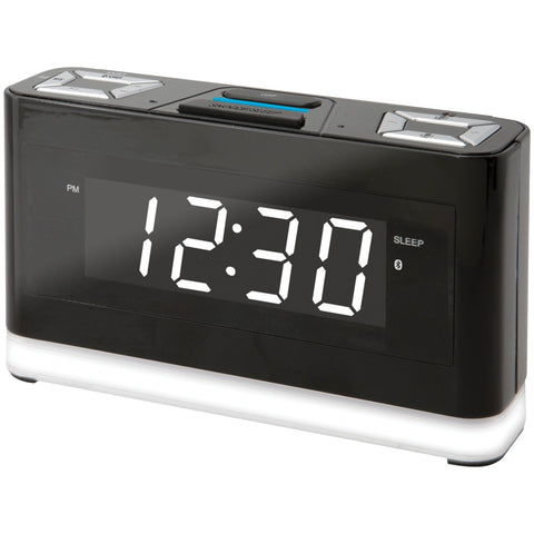 Ilive Platinum Bluetooth Voice-activated Clock With Amazon Alexa Compatibility