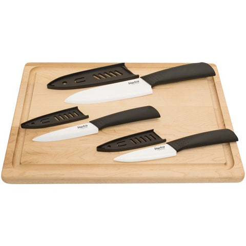 Starfrit 3-piece Set Of Ceramic Knives