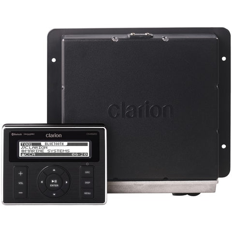 Clarion Cms20 Marine Black Box In-dash Digital Media Receiver With Watertight Commander