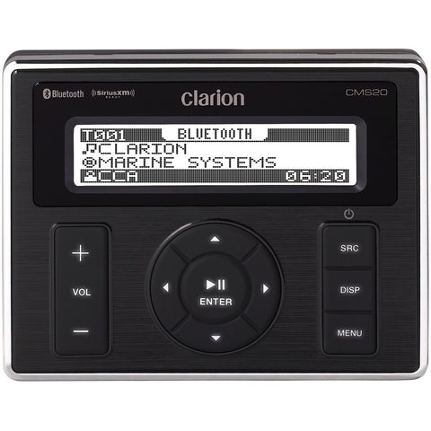 Clarion Cms20 Marine Black Box In-dash Digital Media Receiver With Watertight Commander