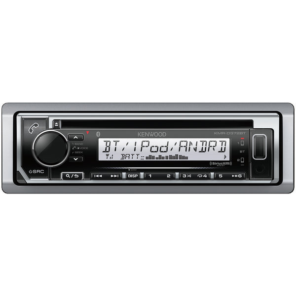 Kenwood Marine Single-din In-dash Cd Receiver With Bluetooth & Siriusxm Ready