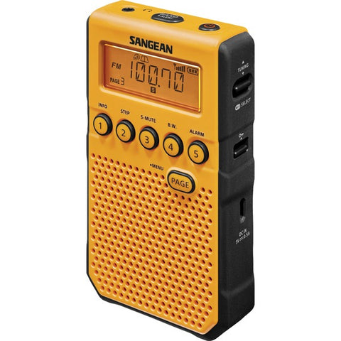 Sangean Am And Fm Weather Alert Pocket Radio (yellow)