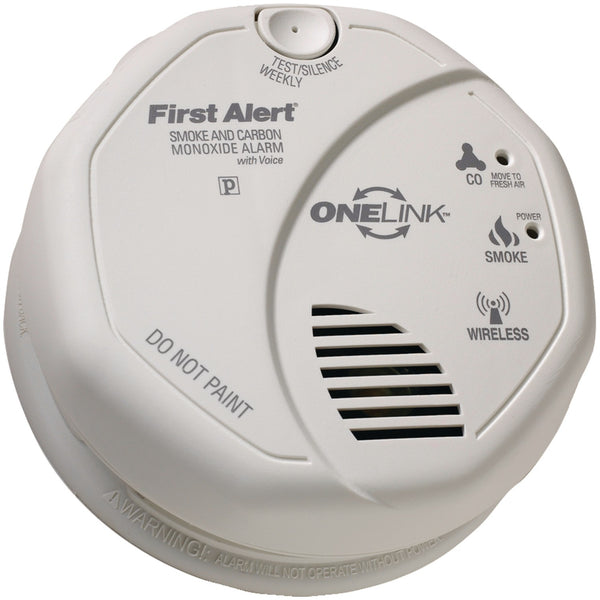 First Alert Onelink Battery-operated Combination Smoke & Carbon Monoxide Alarm With Voice Location