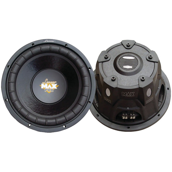 Lanzar Maxpro Series Small 4Ohm Dual Subwoofer (15", 2,000 Watts)