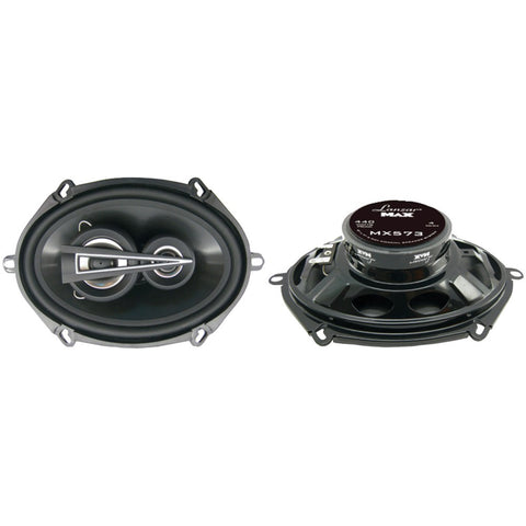 Lanzar Max Series 3-Way Triaxial Speakers (5" X 7", 440 Watts)