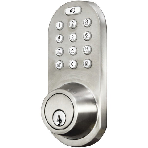 Morning Industry Inc 3-in-1 Remote Control & Touchpad Dead Bolt (satin Nickel)